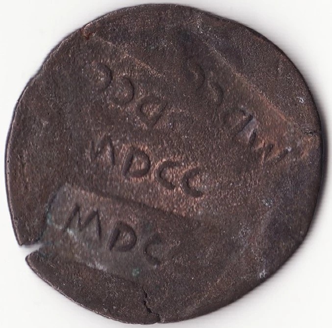Moneda britanica - MDCC - Georgius
