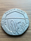 Moneda Anglia Twenty Pence 2008, Europa