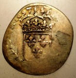 G.360 FRANTA LUDOVIC LOUIS XIV 15 DENIERS QUINZAIN 1697 B, Europa