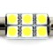Led Bec T10x41 6x5050 alb rece