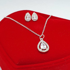 Set bijuterii din argint 925 &amp;amp;#8222;PRINCESS&amp;amp;#8221; Cristale Zirconiu foto