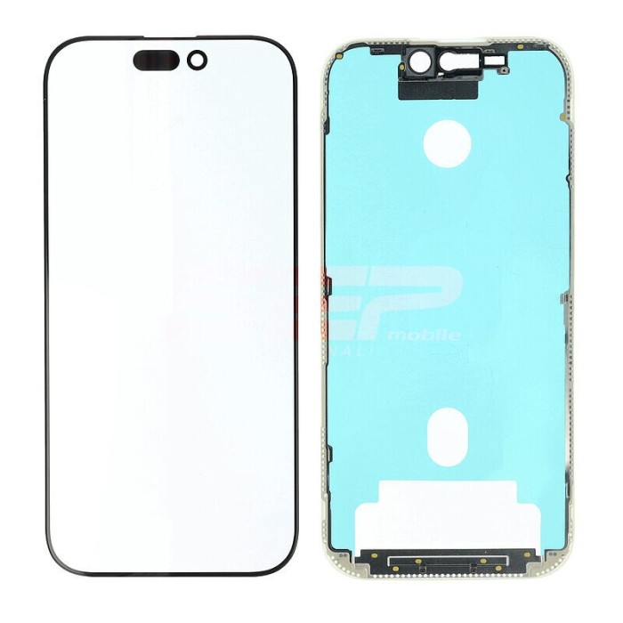 Geam cu Rama + OCA iPhone 16 Pro BLACK