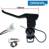 Manetă fr&acirc;nă (L) pentru trotinetă electrică, cu sonerie &icirc;ncorporată, negru, eWheel | Motorevolution
