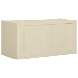 Cutie de perne, alb angora, 86x40x42 cm, 85 L