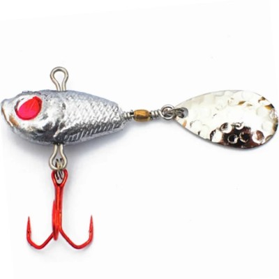 Spinnertail Profi Blinker Spinner Jig Fish, Silver, 7g foto
