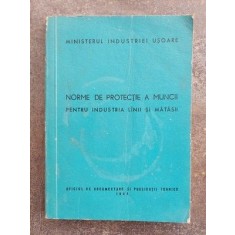 Norme de protectie a muncii pentru industria lanii si matasii