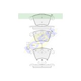 Set placute frana Icer 181778, parte montare : Punte Fata, VW Transporter T5, 2003-2015, Transporter T6, 2015-