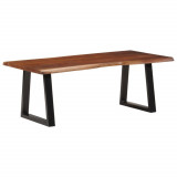 Cumpara ieftin Masuta de cafea, maro miere, 110x55x40 cm, lemn masiv acacia