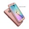 Husa Samsung Galaxy A5 2017, FullBody Rose-Gold, acoperire completa 360 grade cu folie de sticla gratis