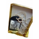 Lantisor colier personalizat metalic cu placuta. pandantiv stil soldat. gravat cu poza si textul tau