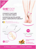 SHEFOOT Plasturi cosmetici pentru călc&acirc;ie crăpate, 6 buc