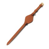 Curea Ceas Handmade compatibilă Fossil ES3565 &ndash; Piele Naturală Maro (8mm)