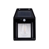 Lampa solara Bayern senzor 3W IP44, negru, Erste