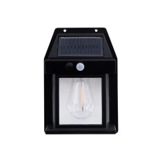 Lampa solara Bayern senzor 3W IP44, negru, Erste