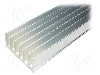Radiator extrudat, aluminiu, 1000mm x 78mm, STONECOLD - foto