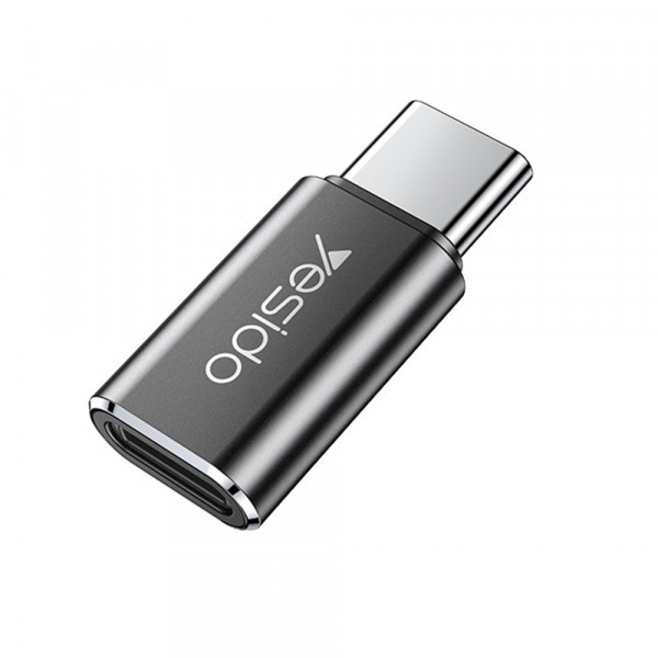 Adaptor Date si Incarcare Lightning - USB-C Yesido GS22, Gri