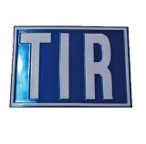 Placuta metalica TIR din otel reliefat, AVEX