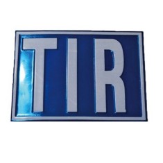 Placuta metalica TIR din otel reliefat
