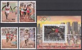 Niger 1984 - Jocurile Olimpice - Los Angeles, Serie + Colita, PA, MNH