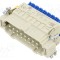 Conector HARTING HDC tată 16 pini 16A 500V cu clemă PE Press