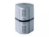 Ascutitoare tripla Faber-Castell Grip 2001 gri, cu container