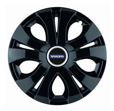 Set 4 Capace Roti pentru Volvo, model Top Black, R15 foto