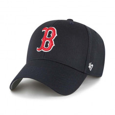 47brand șapcă din amestec de lână MLB Boston Red Sox culoarea albastru marin, cu imprimeu