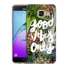 Husa Samsung Galaxy A5 2016 A510 Silicon Gel Tpu Model Good Vibes Only foto