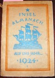 INSEL ALMANACH AUF DAS JAHR, 1924