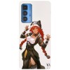 Husa compatibila cu Motorola G20 model Lupus Regina Beta Overlord, Silicon, TPU, Viceversa, Transparent, Carcasa