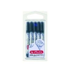 Patroane universale My Pen Herlitz, albastre, set 5 bucati