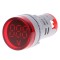 Voltmetru Digital elSales ELS-22VM/R, Diametru 22 mm, Protectie IP65, Iluminare LED, Temperatura mediului -25