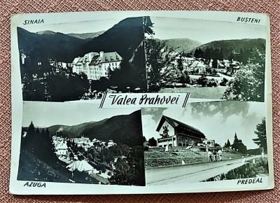 Valea Prahovei (colaj) Sinaia; Busteni; Azuga; Predeal - Circulata, 1958 foto