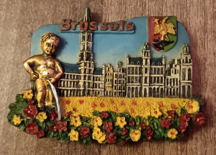 D3 - Magnet frigider - Tematica turism - Belgia 12