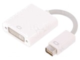 Adaptor Mini DVI-I Alb 170mm