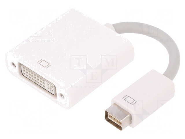 Adaptor Mini DVI-I Alb 170mm