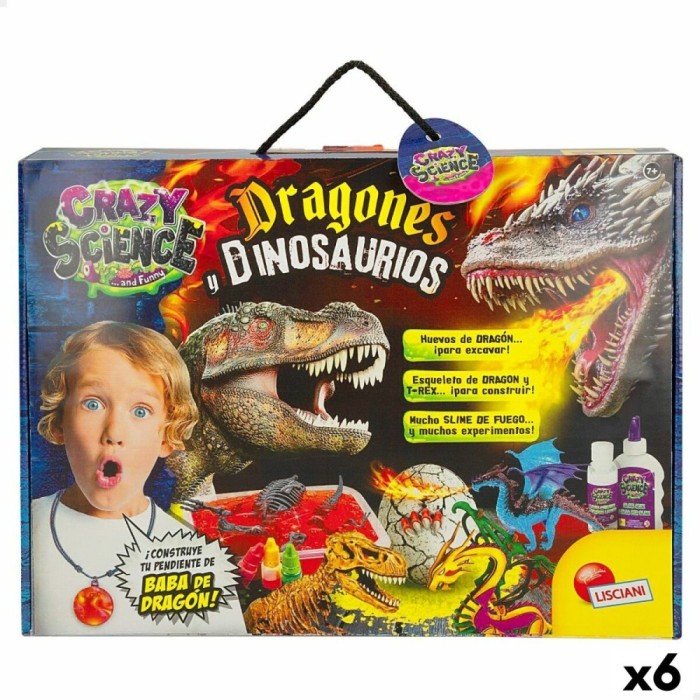Joc de știință Lisciani Giochi Dragones y dinosaurios ES (6 Unități)