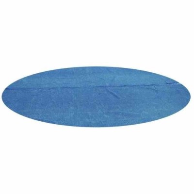 Prelata Mercaton cu Bule compatibila cu Piscina Rotunda pe Cadru Metalic, 366 cm, Albastru foto