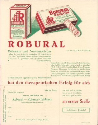 HST A1965 Reclamă medicament Germania anii 1930-1940 foto