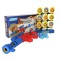 Pistol cu bile si scut cu tinte, albastru cu rosu 51 cm x 20 cm x 6 cm
