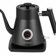 Fierbator electric ECG Forza 5000 Pour over Nero, 1200 W, 0.8 litri, otel inoxidabil, negru mat