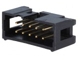 Soclu IDC 10 pini drept aurit 2,54mm THT