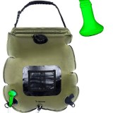 Dus solar portabil pentru camping 20L cu termometru Trizand
