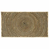 vidaXL Covor Natural și Negru 60 x 110 cm Iută 42010730