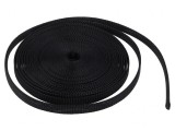 Trese poliester negru 6-14mm 10m