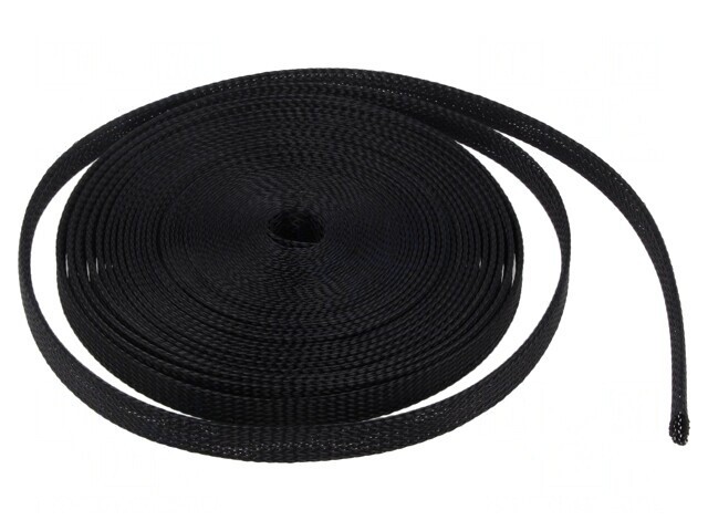 Trese poliester negru 6-14mm 10m