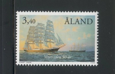 Aland (Finlanda) 1999 - Veliere, vapoare, marina, neuzat foto