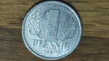 RDG DDR Germania republica democrata -moneda de colectie- 1 pfennig 1981 -superb