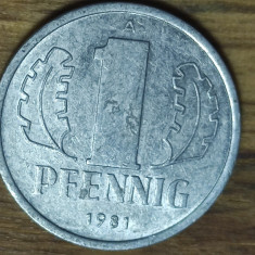 RDG DDR Germania republica democrata -moneda de colectie- 1 pfennig 1981 -superb
