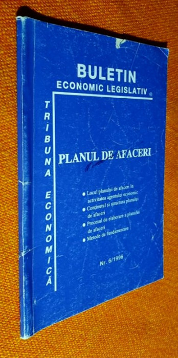 Revista Tribuna Economica Planul de afaceri - nr. 6 din 1996